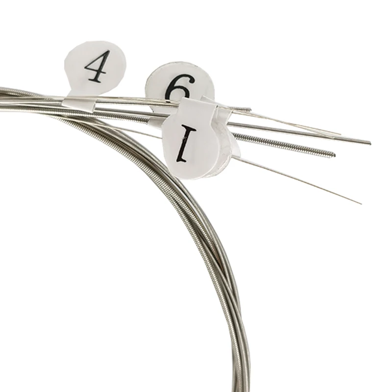 Independent Packaging Number 1-6 Nickel Alloy Electric Guitar Strings Set For Beginner