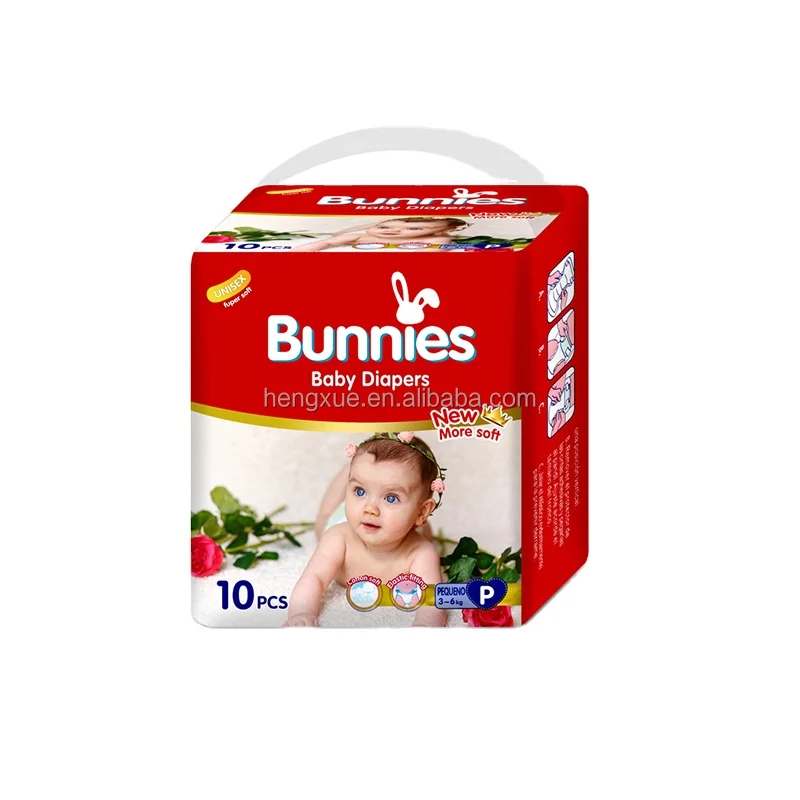 BUNNIES brand high quality baby diapers