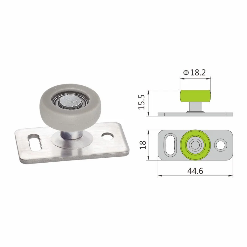 Factory Wholesale Price Online Technical Support Bearing Guide Hardware Handle Furniture Track And Bottom Roller