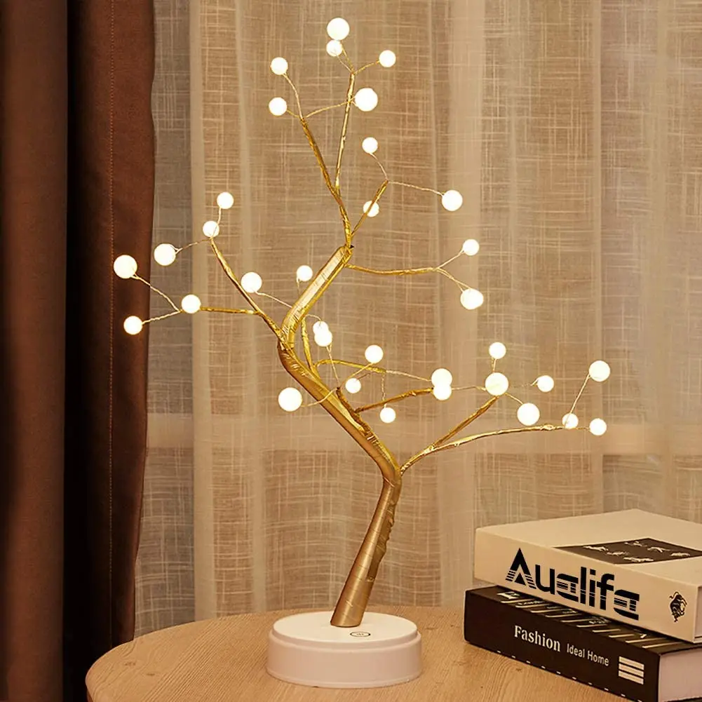 2021 Christmas Fairy Tree Light Battery and USB Operated LED Tree Lamp