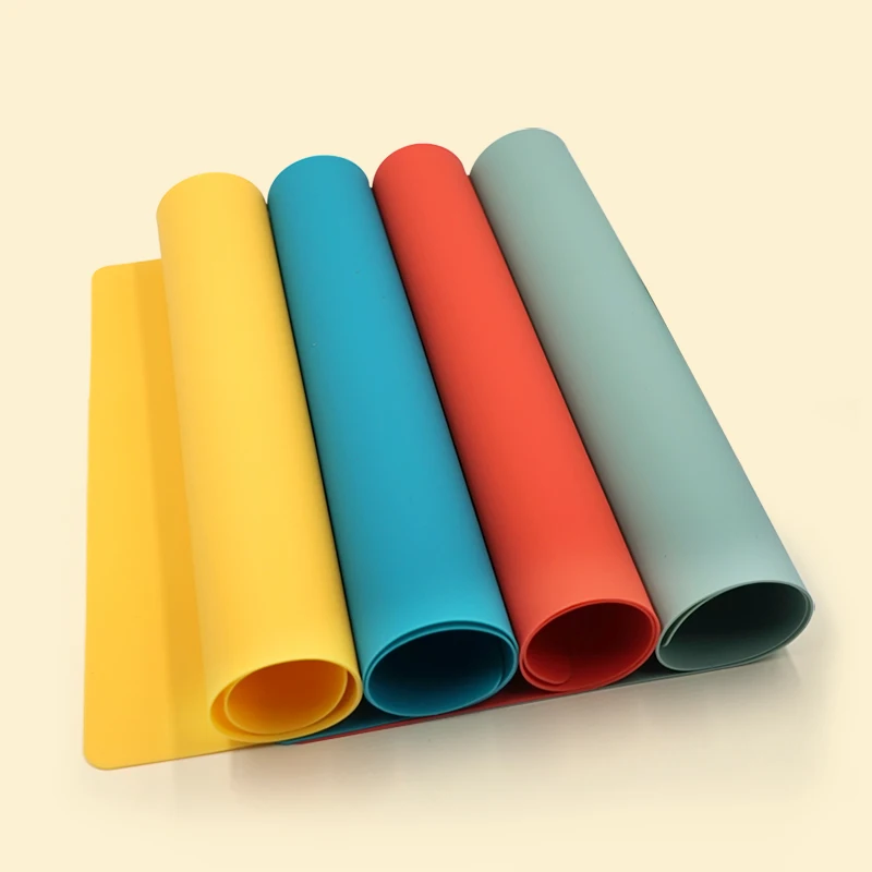 Factory design silicone mat large size silicone sheet suitable for handicraft industry production mold mat silicone placemat