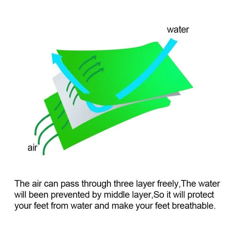OEM дышащие мужские походные водонепроницаемые носки