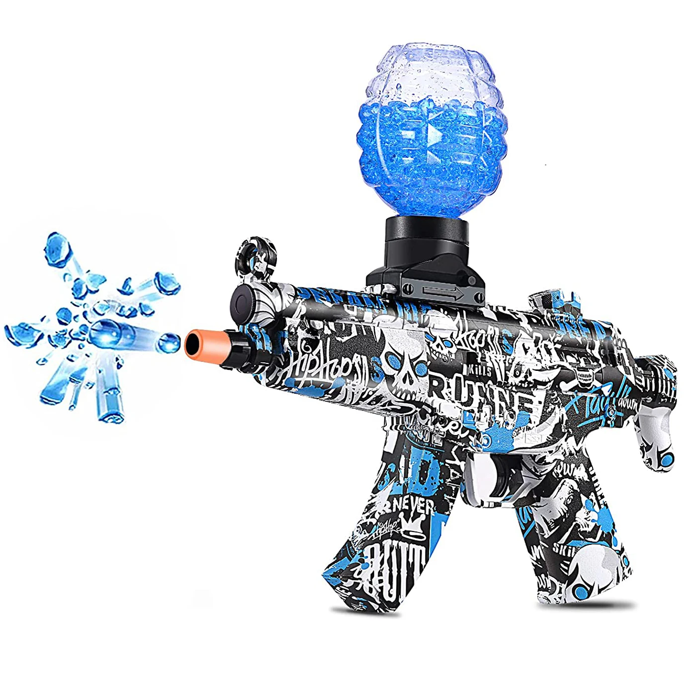 2022 Amazon Electric with Gel Ball Blaster MP5 Gun Toys for Outdoor Activities Shooting Game Gun Toy