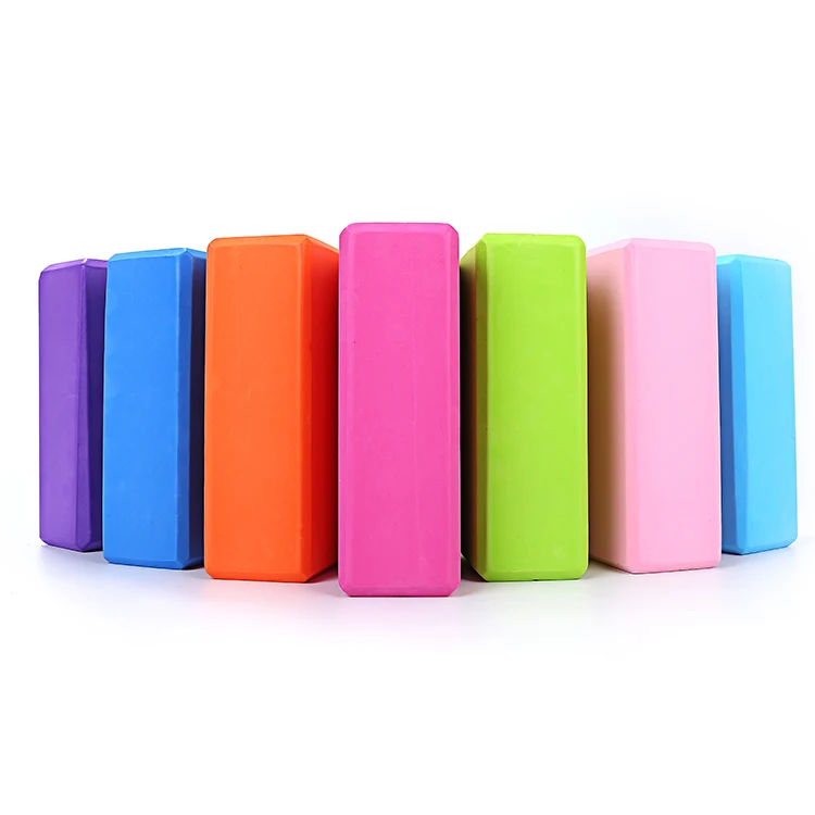 
High density gymnastic posture adjustable foam custom yoga block yoga bricks amazon yoga blocks for sale 