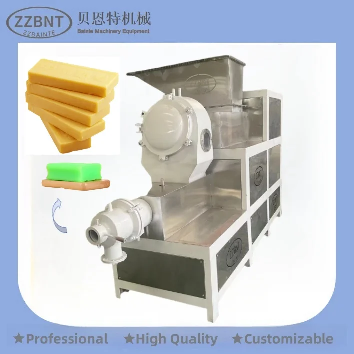 ZZBNT Soap Production Equipment Stamping Mixer/Plodder/Cutting/Packaging Extruding Machine for Chemical Industry