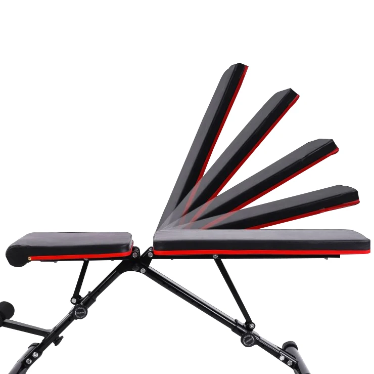 Gym Fitness Foldable Workout Weight Lifting Bench Set