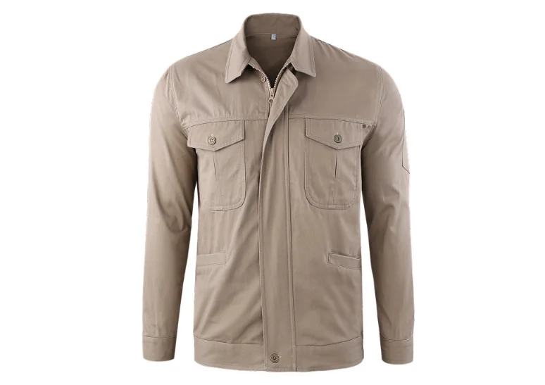 
2019 Custom work clothes for spring and autumn wear-resistant antistatic work clothes 
