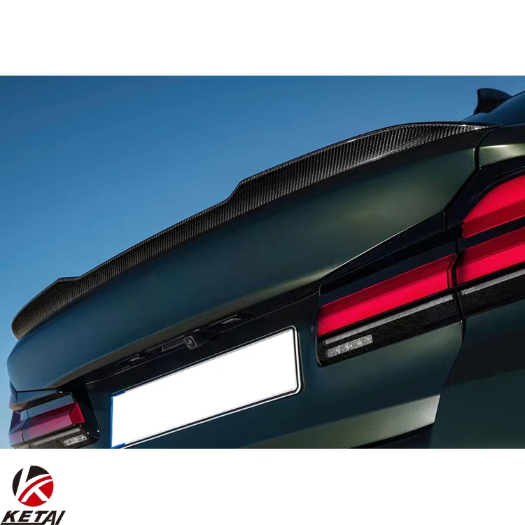 Стильные аксессуары для заднего бампера автомобиля M5 CS, глянцевый черный спойлер для BMW G30/G38