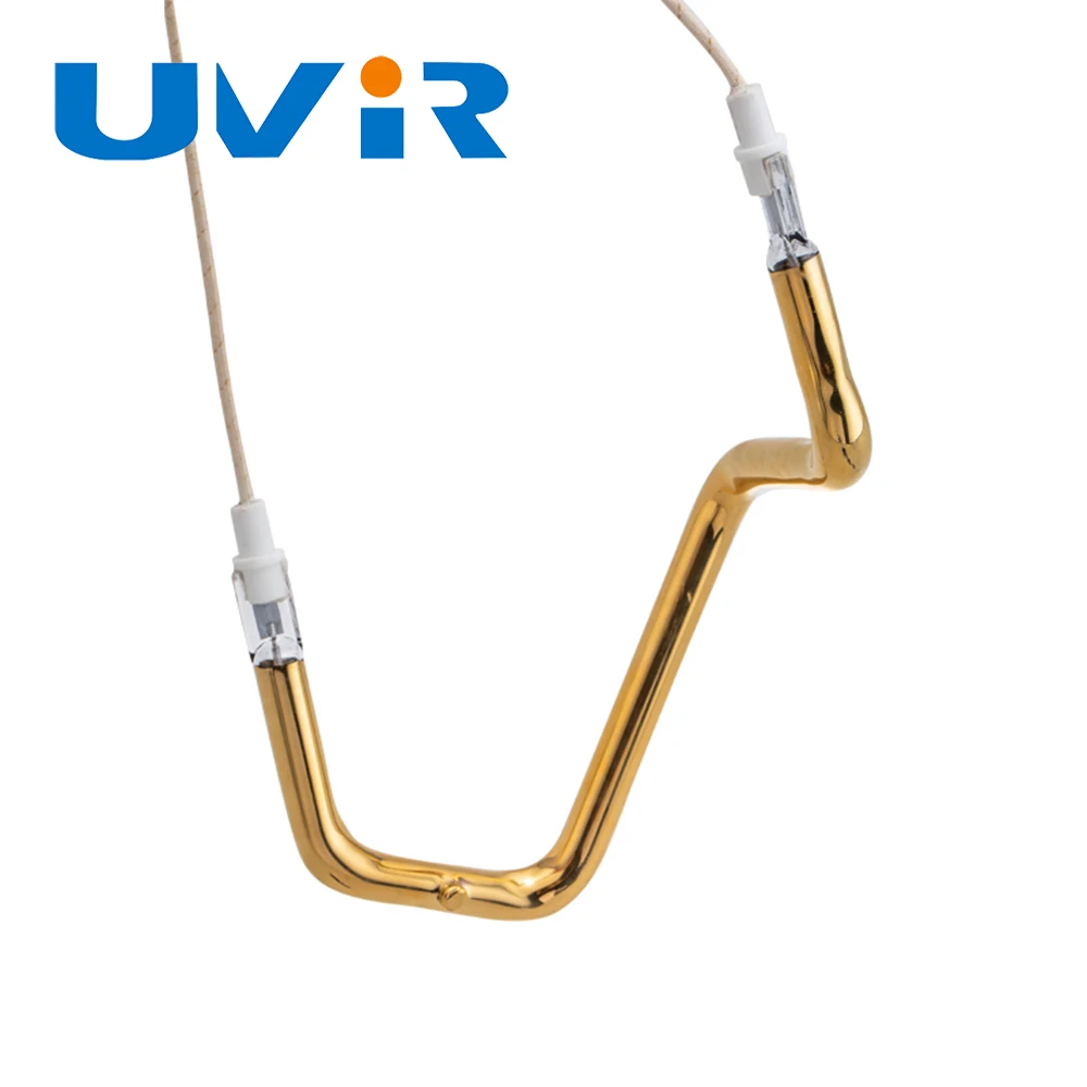 OEM 230V 1050W gold reflector halogen infrared heating lamp heater element