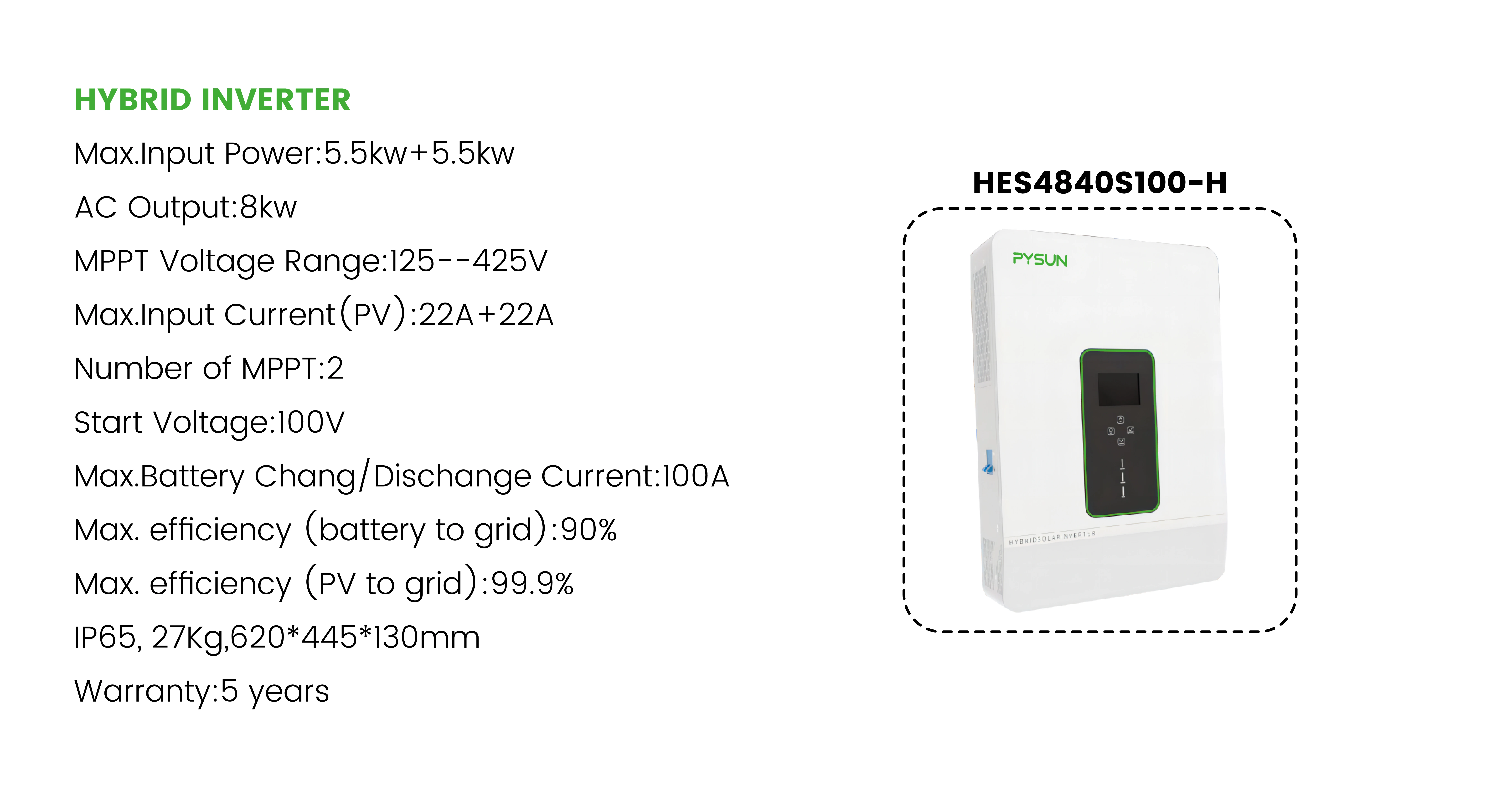 PYSUN Home 8kva 12kva Solar All in one Power System 10kva Half Cell Off Grid Solar Panel Energy System With Battery