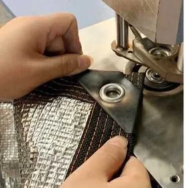 
Hot selling 6.5*6.5ft 75% Sunblock Shade Sails Net Reflective Knitted Aluminet Sun Shade Cloth 