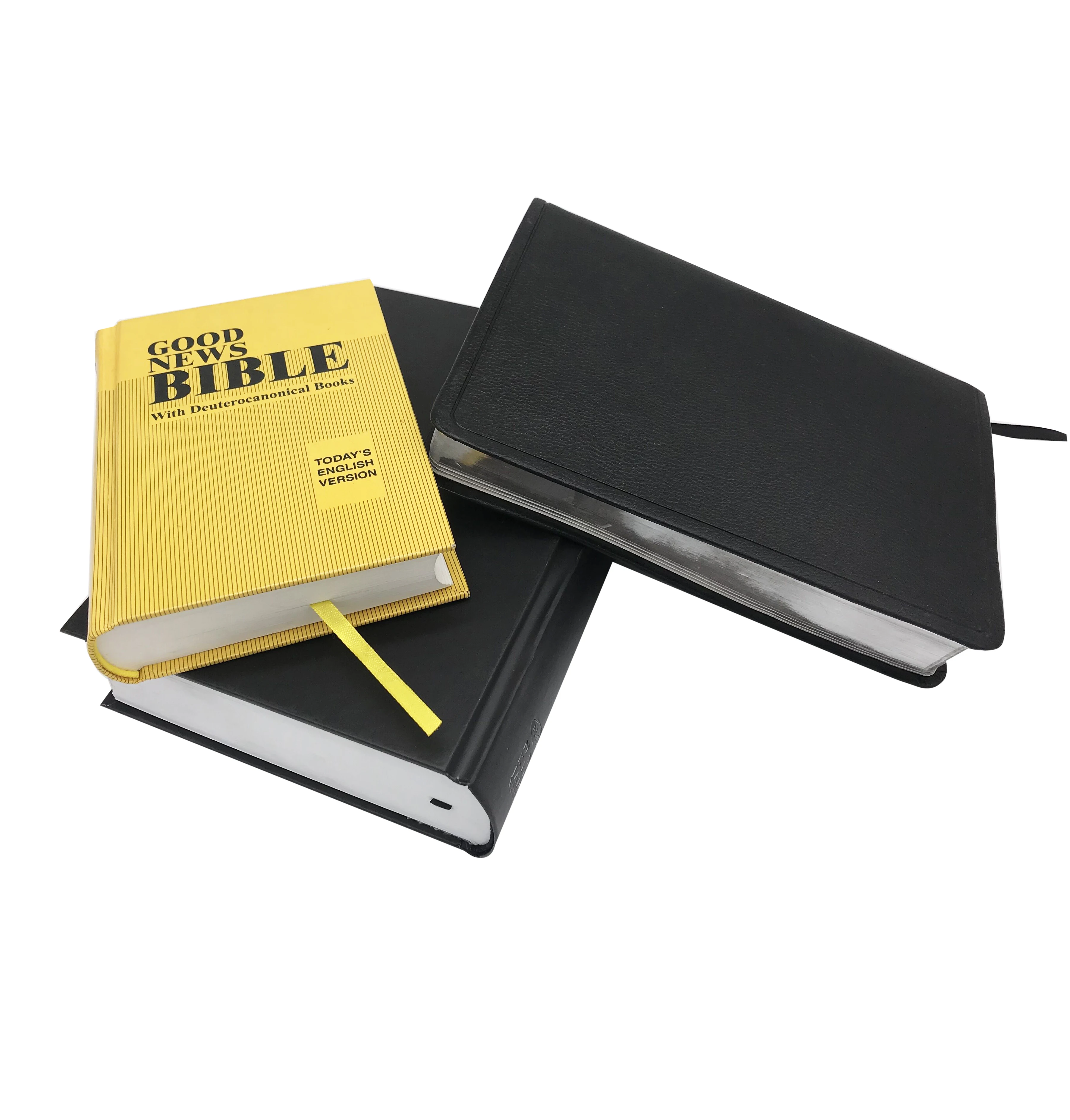 Professional Customized Hardcover Holy Bible with Color Printing for Charity Use 2 color and 4 color Bibles