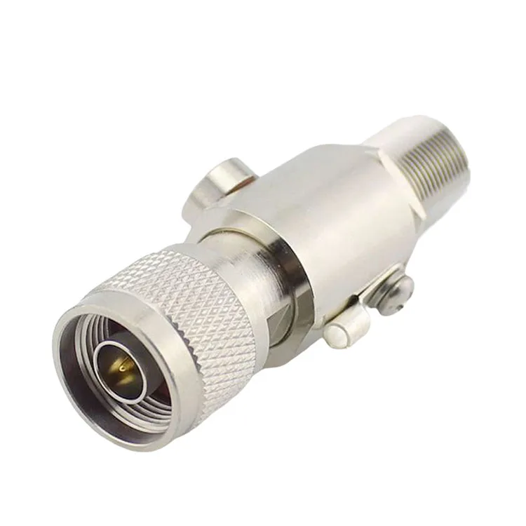 Good Performance Stainless steel Rf N Female To N Female Lightning Arrester Gas Tube