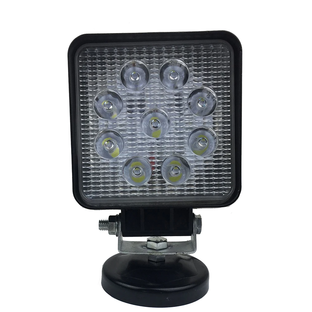 
4 inch 27w wholesale round led work light spot flood lamp for trucks working light 12V 24V cheap price work lamp waterproof 