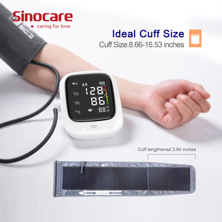 
Sinocare UZ0 Blood Pressure Machine For Hospital Electronic Blood Pressure Meter Blood Pressure Monitor OEM 