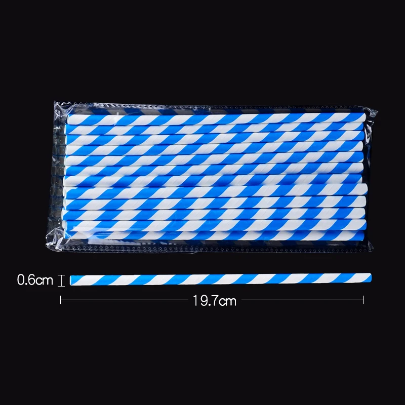 Wholesale Factory Price Food-grade Color Paper Drinking Straws Eco-friendly Biodegradable Disposable Paper Straws