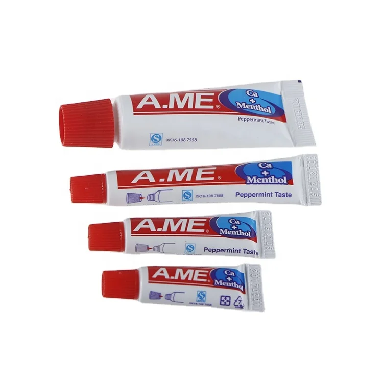 Size Disposable Airline Mini Hotel Toothpaste Customized Cheap Bulk Travel White for Hotel 5000pcs Adult