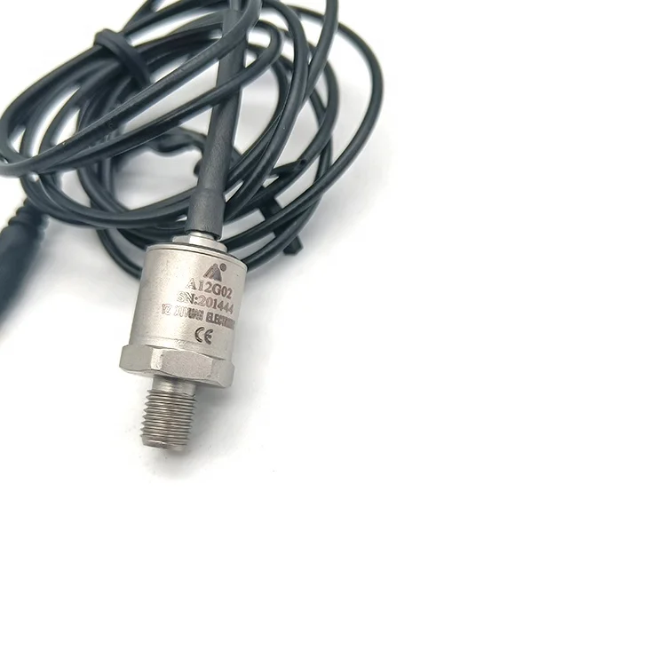 A12G02 PE 1-10,000Hz Accelerometer Displacement sensor Vibration Impact Piezoelectric Sensor Acceleration Sensor