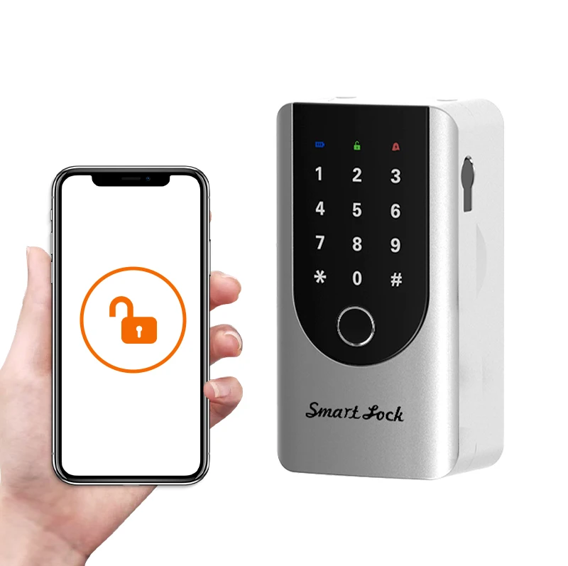 Высококачественный водонепроницаемый уличный смарт-замок с защитой от кражи из цинкового сплава