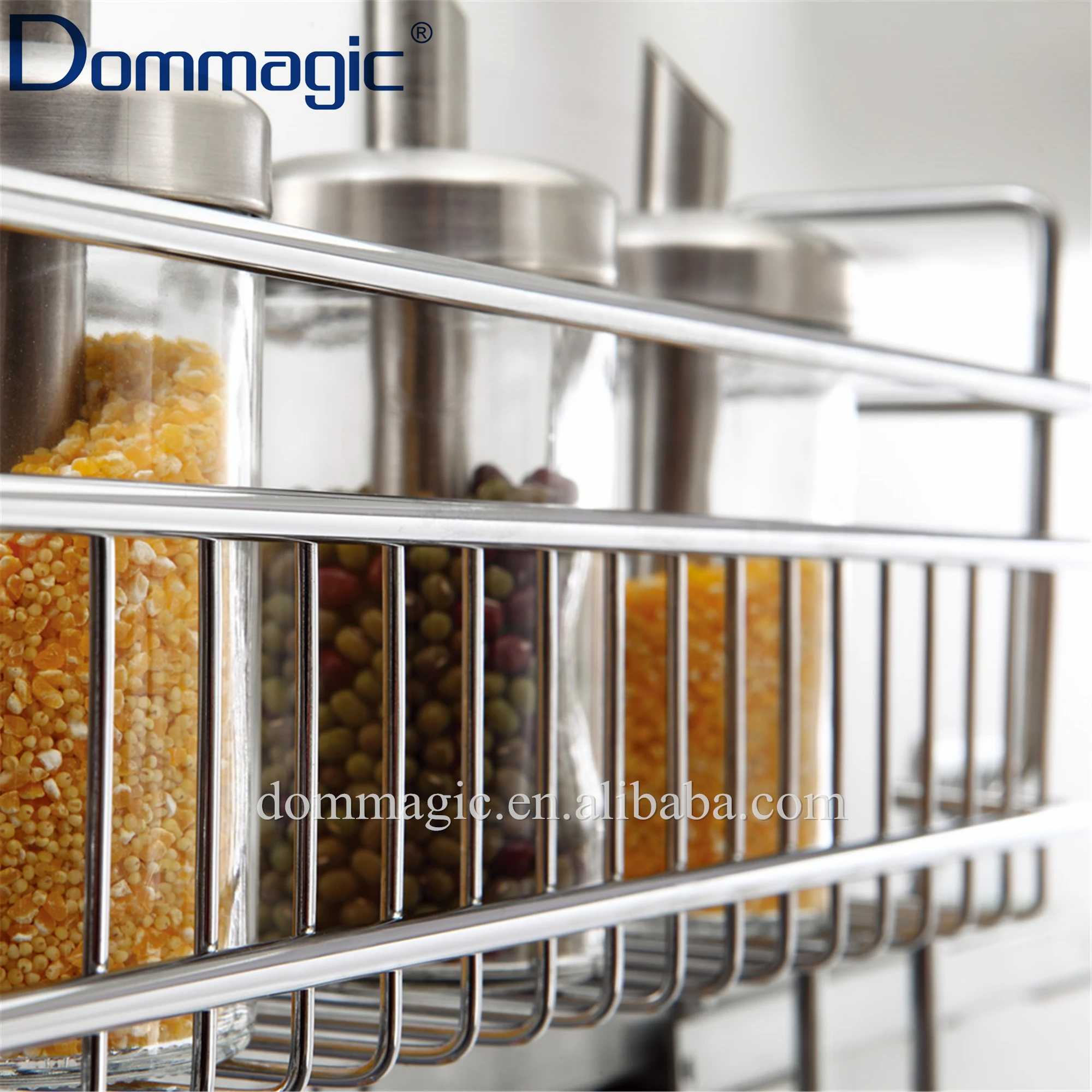 2 Tier Under Sink Pull Out Storage Basket Kitchen Cabinet Organizer Slide Wire Shelf Basket