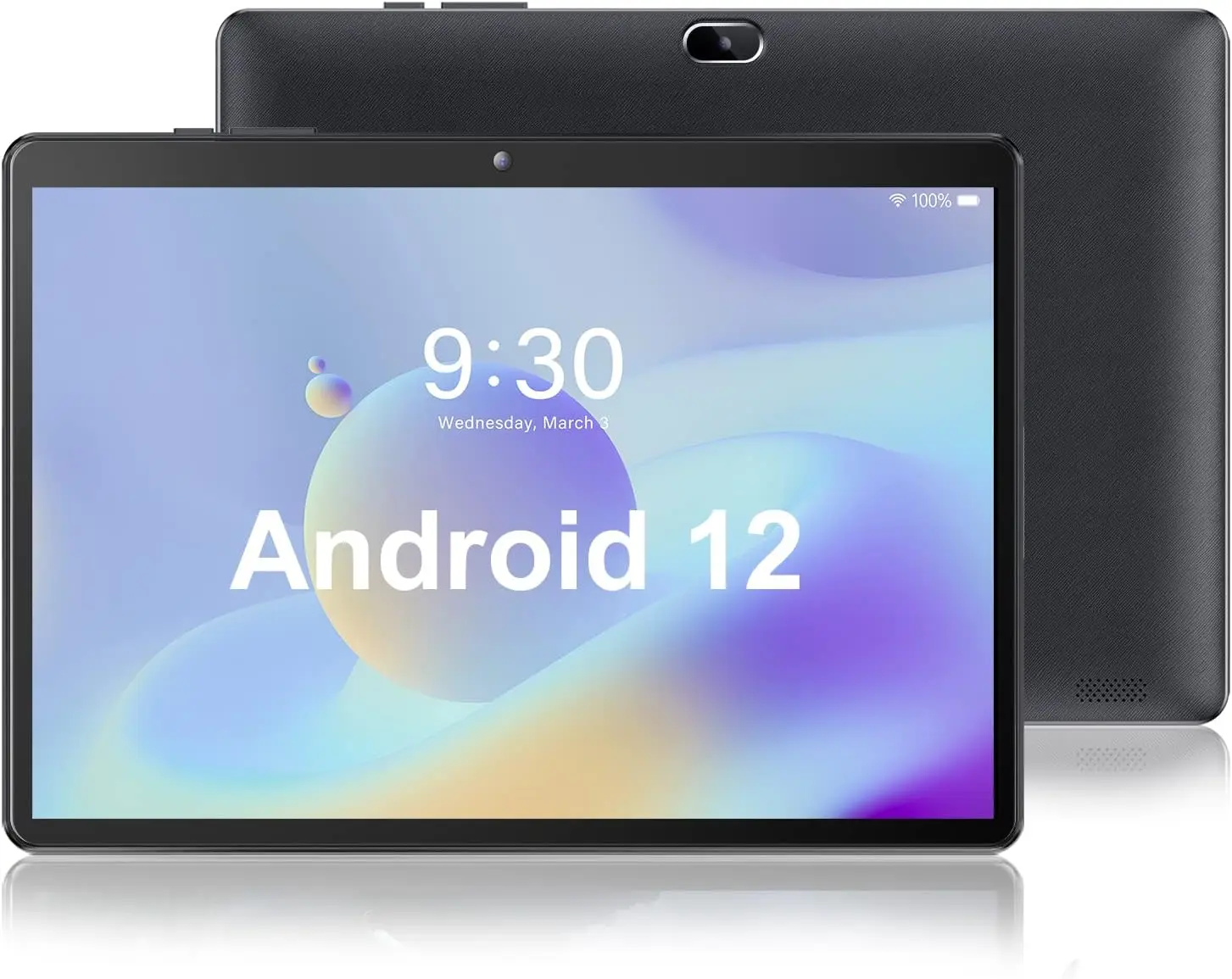 2023 10 Inch Tablets PC with Google Play 2gb 32gb IPS HD Touchscreen and Dual Speakers Android 12 Tablet USB type A