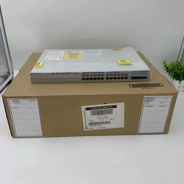 Оригинальный scisco C9300 24-портовый облачный управляемый коммутатор C9300-24P-E