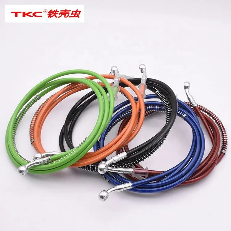 TKC Motorcycle hydraulic brake Brake Line Stainless Brake Hose SAE J1401   Auto Spare Parts