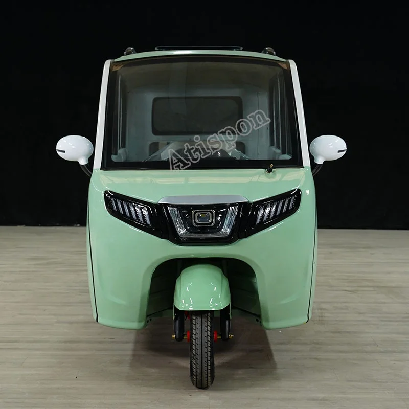 OEM 3 Wheel Taxi Motorcycle Passenger 1000W/1200W Enclosed Scooter Tricycle Electric For Sale
