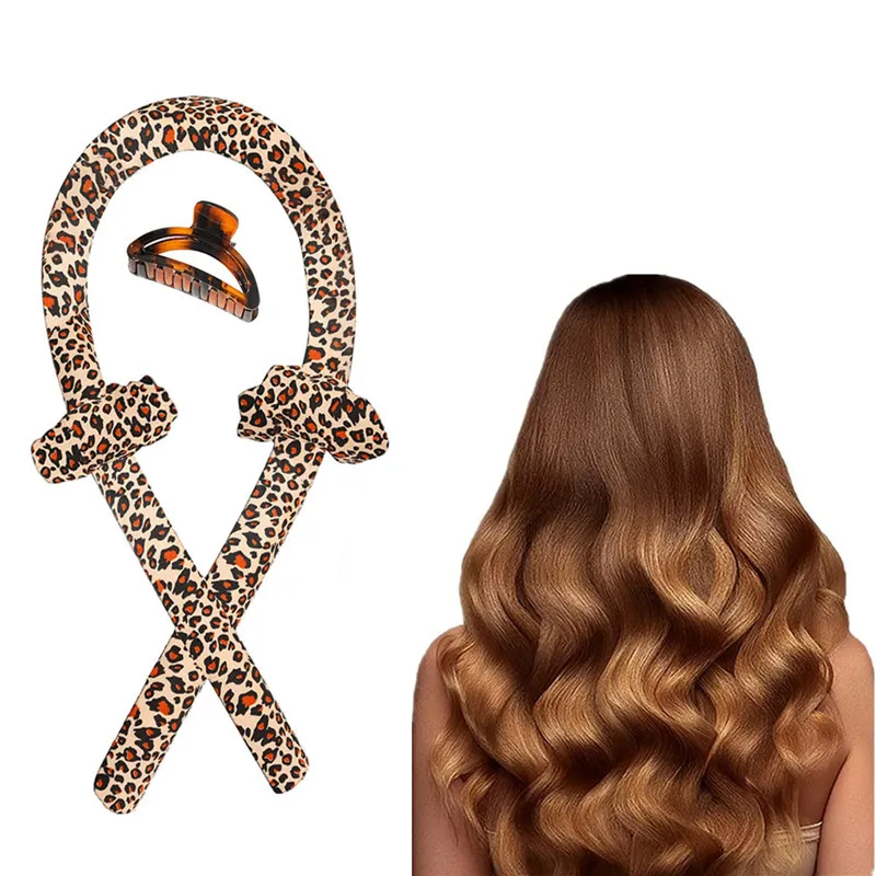 Бигуди для длинных волос без тепла Плойка завивки нагрева повязка на голову с шелковыми завитками мягкие резиновые