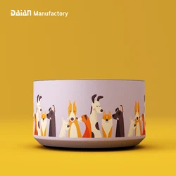 Кормушка для домашних животных с логотипом на заказ, миска для кошек с двойными стенками из нержавеющей стали, миски для собак с нескользящей Силиконовой основой