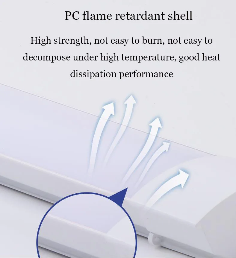 Can be spliced three-proof purification lamp led thin supermarket shopping mall office T8 fluorescent lamp