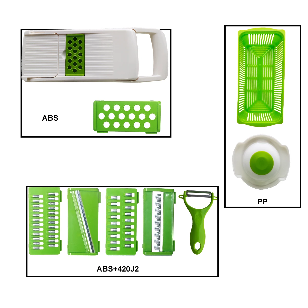 Versatile 10-in-1 Eco-Friendly Wiper Blade for Wiping Flower Grinding Potato & Carrot Peeling with Safe Wiper Wire Sending Knife