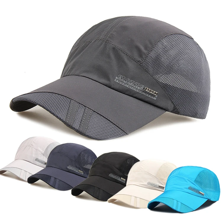 High Quality Low Moq Cheap In Stock Quick-drying Cap Custom Embroidery Logo Baseball Caps Custom Sun Protection Baseball Cap