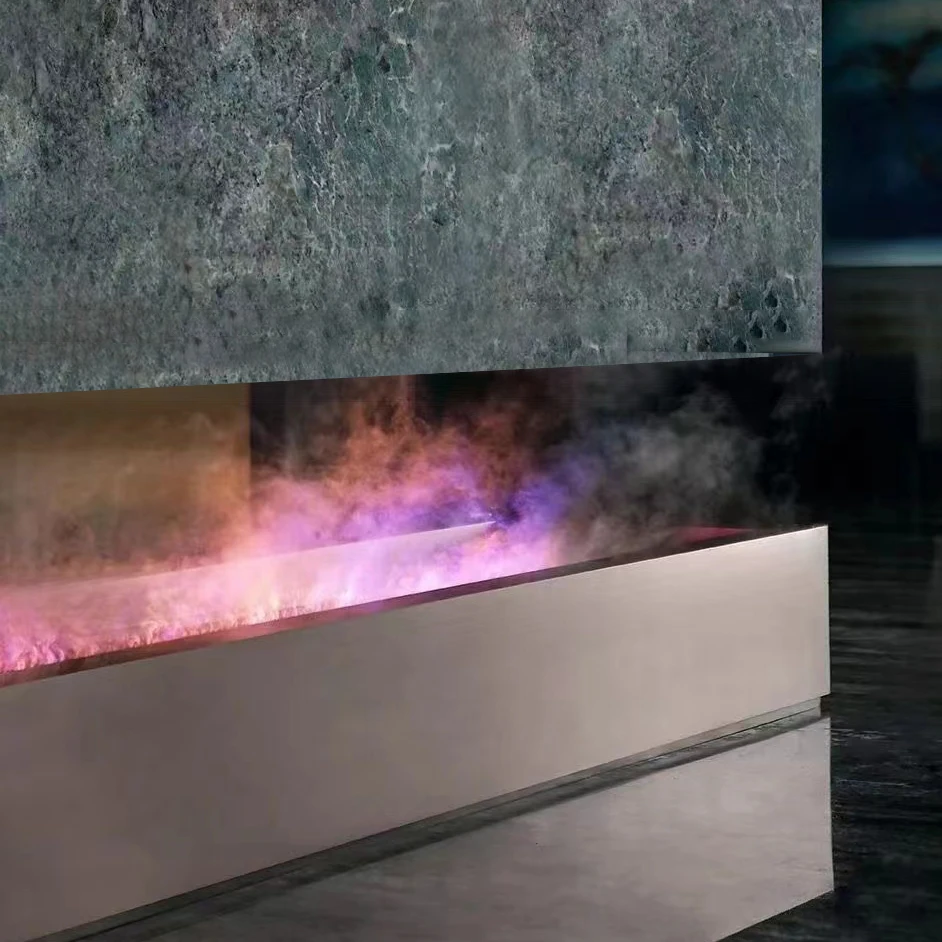 Vapor Steam Water Fireplace Color Changing 3d double LED Decor Flame Electric Fireplace