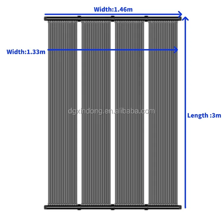 0.67 X 3M (0.75 X 3M) Solar Swimming Pool Heater Solar Matting