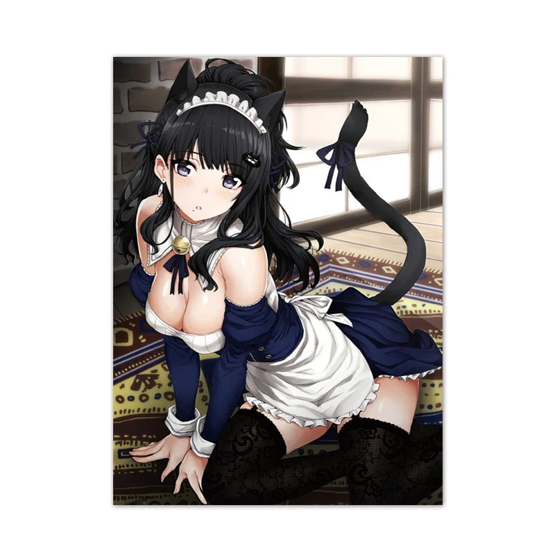 Factory custom UV printing wholesale waterproof sexy anime 3d posters for wall