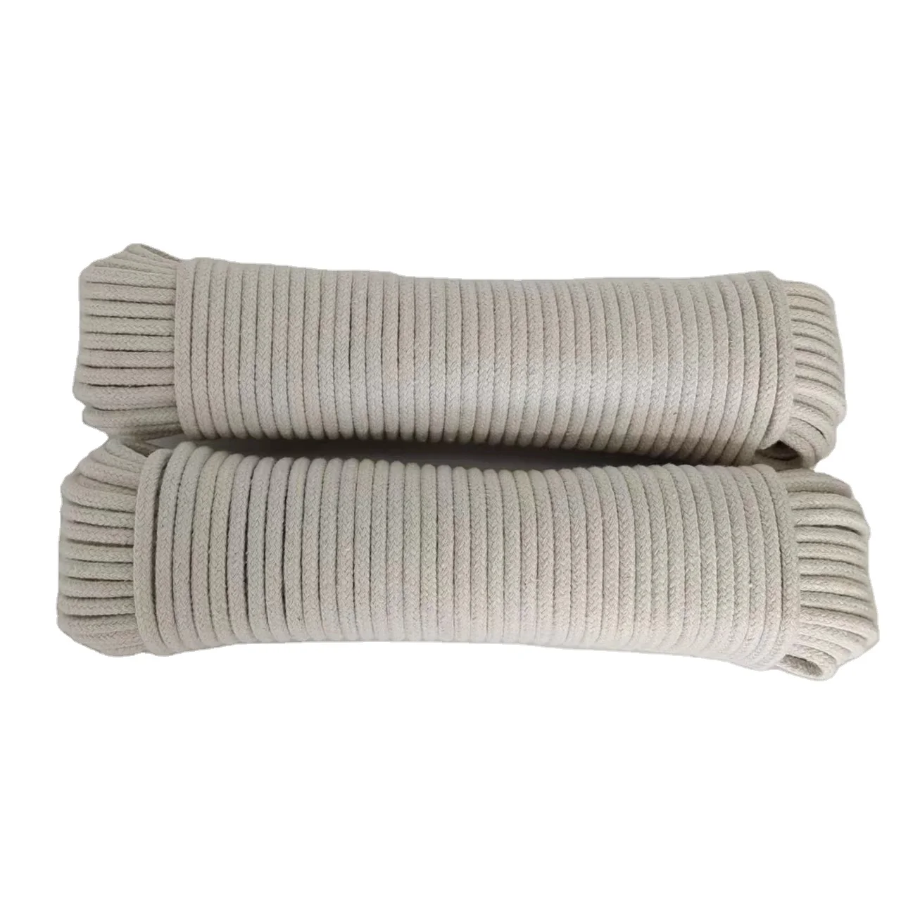 The factory produces 5mm 6mm high quality white high quality cotton rope