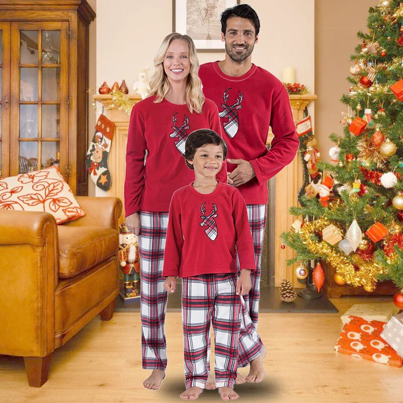 2022 year fashionable new christmas family pajamas family matching outfits parent-child christmas pajamas