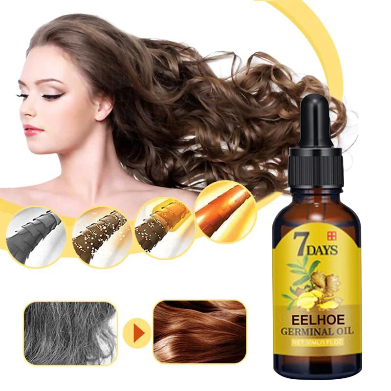 Hot sale 7 days rapid hair growth essence oil hair loss treatment growth hair care essential oil Both men and women