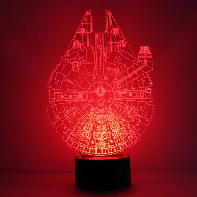 Multi Colors Changing Swith Remote Control 3d Anime Light
