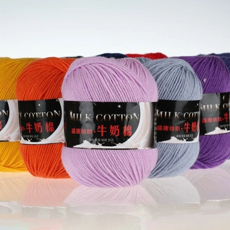 Текстильная пряжа ZENGLONG 21S 3ply 50 г 80% длинный степлер хлопок 20% акриловая смешанная для ручного вязания