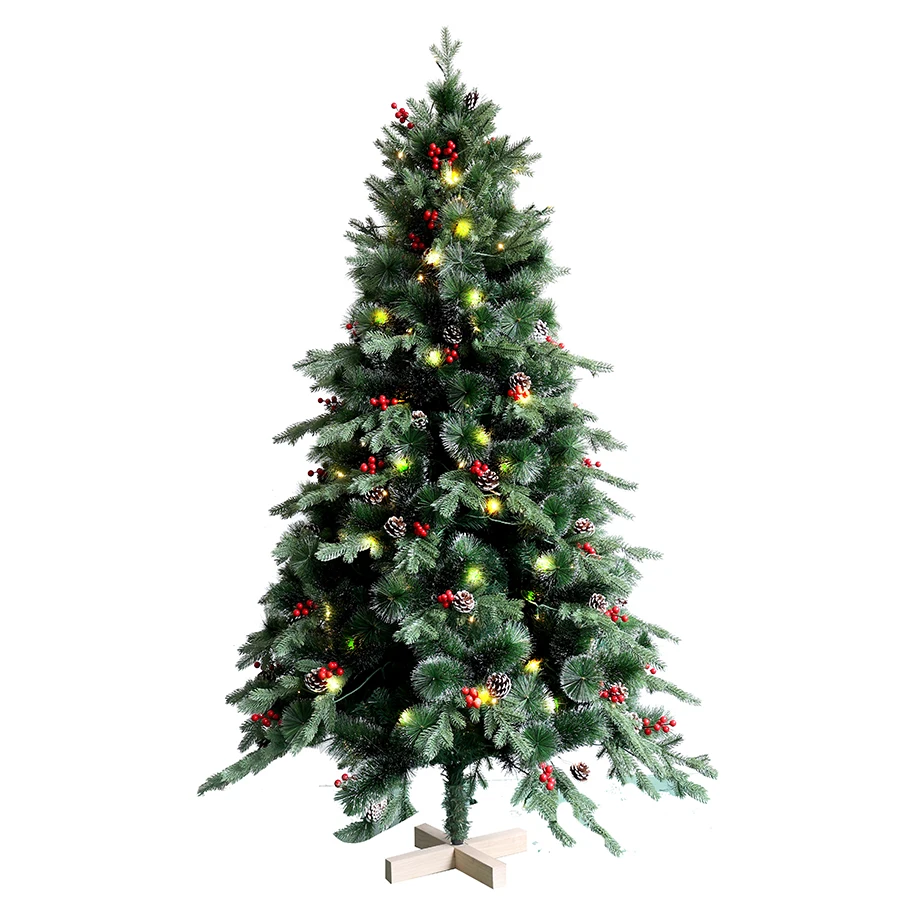 Artificial 45-300cm home decoration artificial led christmas tree christmas tree topper albero di natale arbol de navidad
