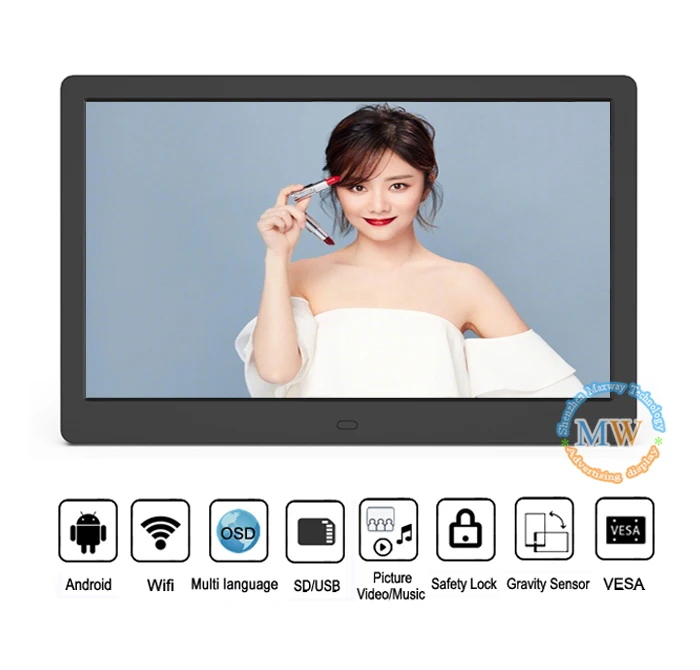 12 дюймовый планшетный ПК с системой андроида и цифровая камера Wi-Fi для фоторамка скачать бесплатно программное обеспечение