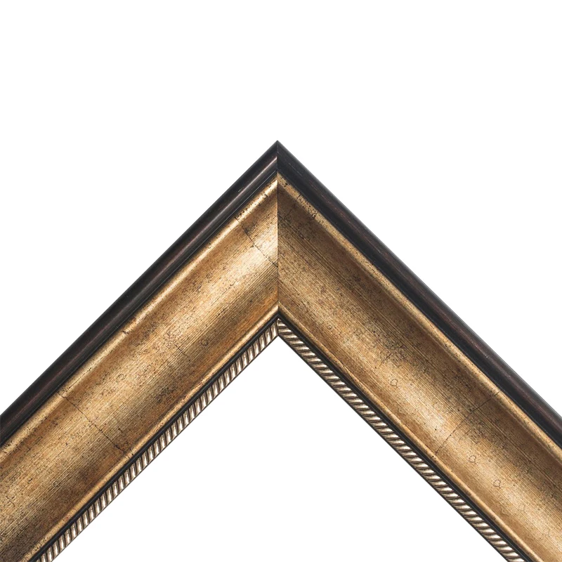 Guancheng DIY PS Retro Dark Gold Painting Frame For Canvas Painting Picture Factory Price Wall Photo Frame Poster Frame