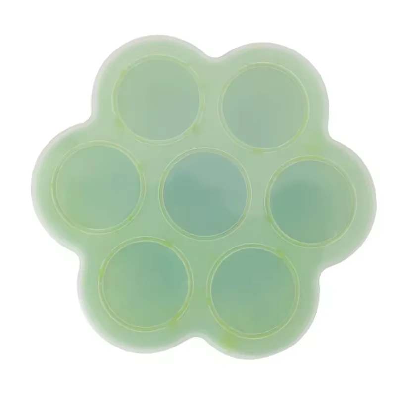 Original Manufacturer with Cost price small 7 lattice semicircle Ice Cream Mould Ice Cube Tray with Lid
