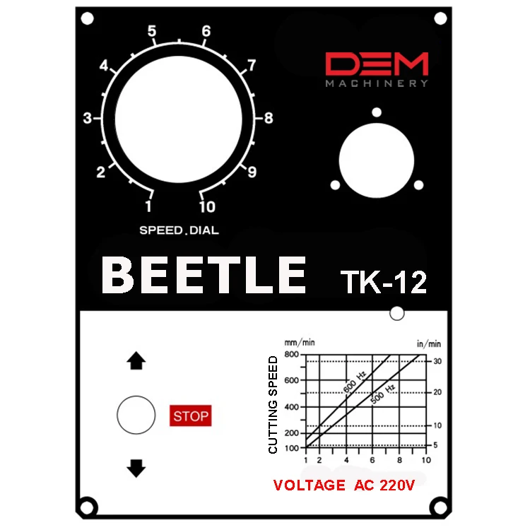 DEM TK-12 Beetle Portable Metal Straight Line Welding Gas Cutting Machine And Spare Parts For