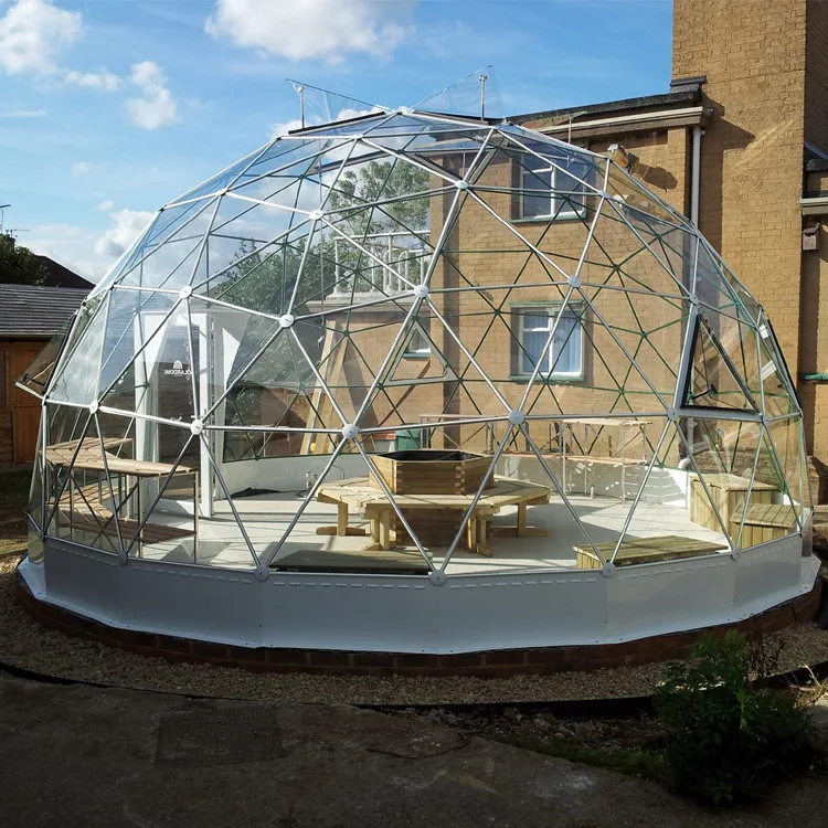 Travel Outdoor Transparent Restaurant Spherical Dome Exhibition Tent