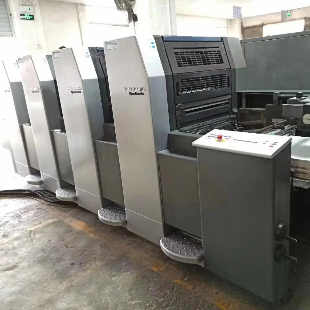 Offset Printing machine GTO 52-4  speedmaster  good condition  520*360mm A3 A2