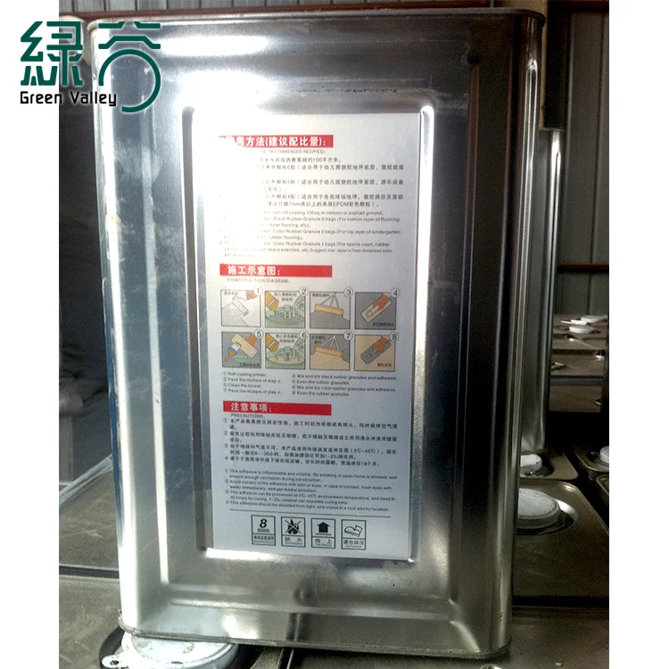 MDI polyurethane glue liquid polyurethane binders for rubber granules and running track epdm binder