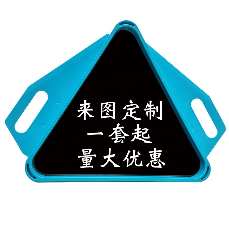 2024 LW Billiards Tripod Supplies Accessories Black Triangle rubber pad with customized design free sample
